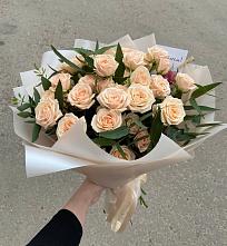 Букет Кремовые розы Латте #REPLACE_PRED# Отрадной Краснодарский край